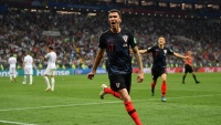 サッカーＷ杯ロシア大会、クロアチアが初の決勝進出