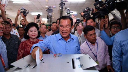 Cambodia voting over, ballot count underway