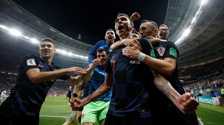 サッカーＷ杯ロシア大会、クロアチアが初の決勝進出
