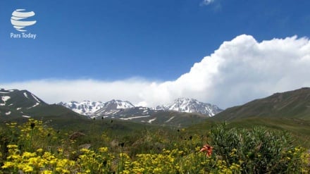 Turismo de Irán: Laderas de la montaña Sabalan en provincia de Ardebil(Time Lapse)
