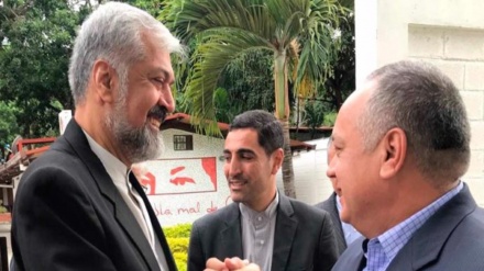 Vicecanciller iraní se reúne con el presidente del Parlamento venezolano