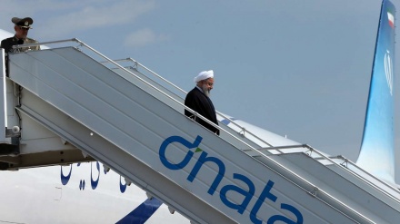 Presiden Iran Tiba di Swiss