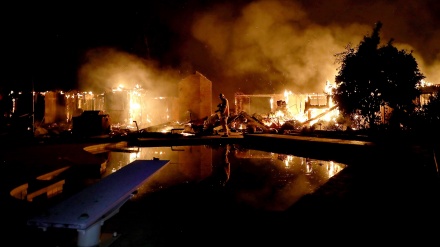 Zjarri në malet e Kalifornisë