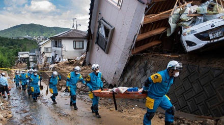 Dëmet e mëdha të shkaktuara nga stuhia vdekjeprurëse dhe përmbytjet në Japoni