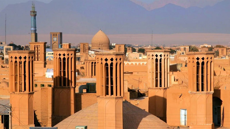 イラン中部ヤズドの建築