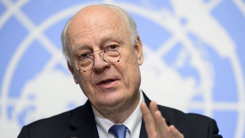 Pompeo dhe De Mistura diskutojnë për situatën në Siri