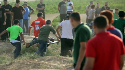 ガザ地区で、イスラエル軍の銃撃により、新たに１名が殉教、１２０名が負傷