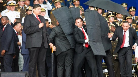ベネスエラで、大統領の演説中にドローンが爆発
