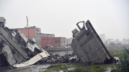 'Dozens dead' in Italy after huge section of Genoa Motorway Bridge collapses in 'immense tragedy' (Photos)