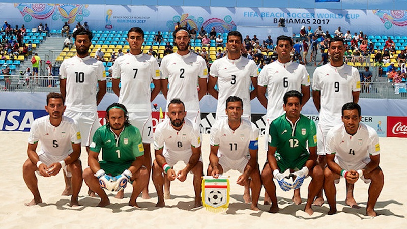 تیم ملی فوتبال ساحلی ایران در رده سوم جهان و اول آسیا