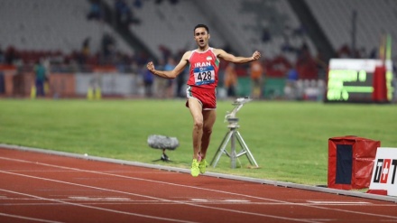 アジア競技大会・男子3000m障害でイランの選手が優勝