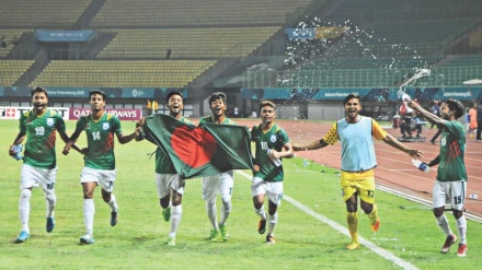 কাতারের বিপক্ষে ইতিহাস গড়া জয় বাংলাদেশের, প্রধানমন্ত্রীর অভিনন্দন