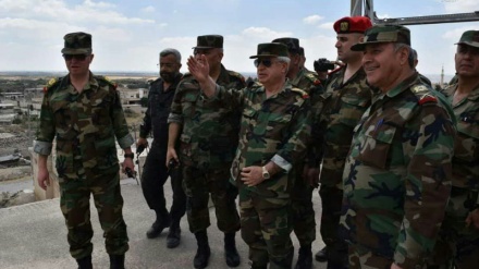 Menteri Pertahanan Suriah Kunjungi Wilayah Selatan