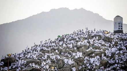 Pilgrims performing Waqoof-e-Arafat (Photos)