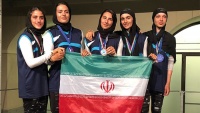 イランのラフティング女子のチーム