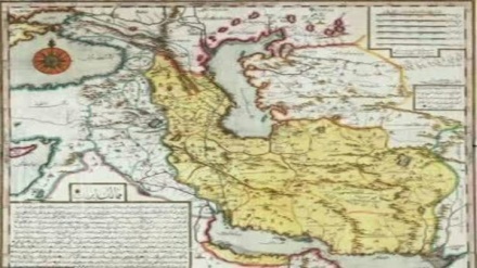 ２８６年間前のイランの地図