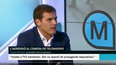 Rivera en TV3: “Ustedes son un aparato de propaganda independentista, mienten cada día”