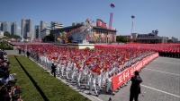 北朝鮮建国７０周年の式典
