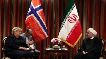  روحانی: ایران از گسترش روابط با نروژ استقبال می‌کند