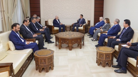 イラン外相、ダマスカスでシリアのアサド大統領など高官と会談