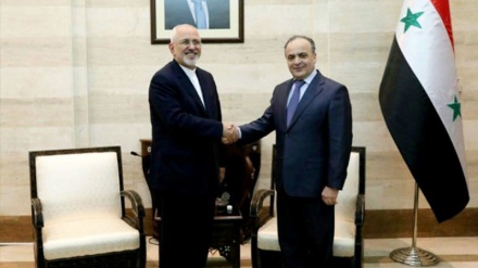 Konsultationen Irans Außenminister mit  Ministerpräsident und Außenminister Syriens