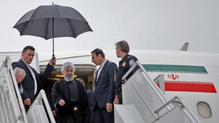 Presidente Rouhani chegou a Nova York para a Assembléia Geral da ONU