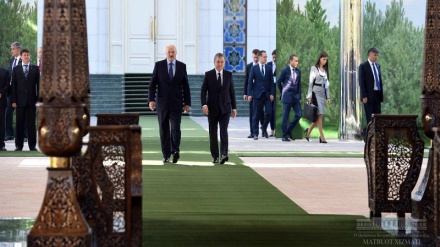 Беларус президентининг расмий кутиб олиш маросими бўлиб  ўтди 