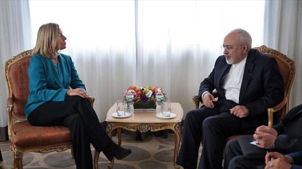 שר החוץ זריף נפגש עם מוגריני בניו יורק