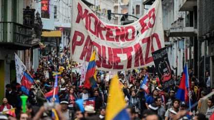 Ecuatorianos manifiestan contra Gobierno de Moreno+video