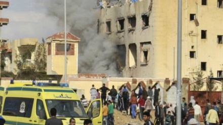 انفجار مقابل سفارت آمریکا در قاهره