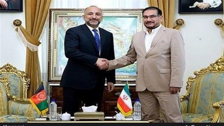 دیدار ­مشاور امنیت ملی افغانستان با شمخانی