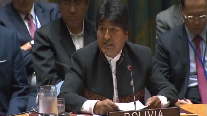 Presidente da Bolívia condena políticas unilaterais contra o Irã