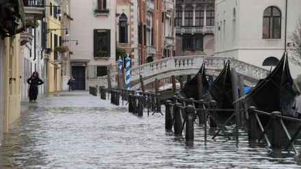 Italien: Hochwasser in Venedig