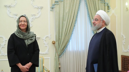イラン大統領、ベルギー新大使と会談、「イランはＥＵとの協力を拡大する用意がある」