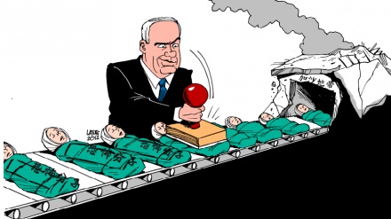 漫画：犹太复国主义政权残忍者！