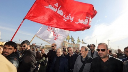 Kumbukumbu ya hamasa ya Arubaini ya Imam Hussein AS; nembo ya umoja wa Waislamu ulimwenguni na mshikamano wa mataifa ya Iran na Iraq