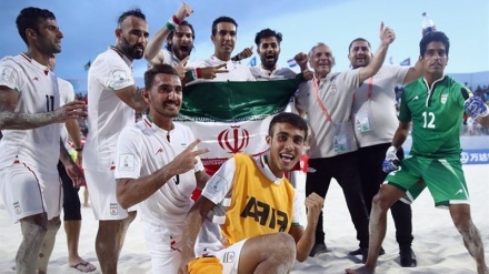 ビーチサッカーの世界ランキングでイランが世界３位、アジア首位に