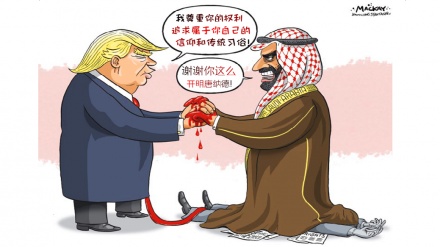 漫画： 谢谢你这么开明唐纳德!