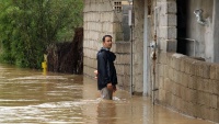 イラン北部での洪水