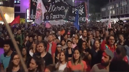 Violence flares at anti-Bolsonaro protest in Sao Paulo