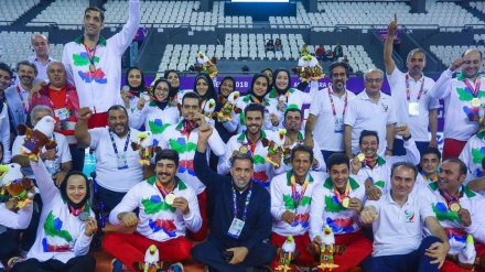Irã faz história ao terminar em 3º lugar em 2018 Asiático Para Jogos 