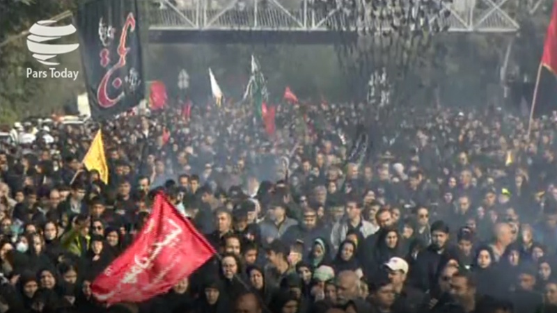  راهپیمایی جاماندگان اربعین‌حسینی در تهران 