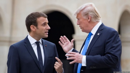 טראמפ תקף את נשיא צרפת עמנואל מקרון