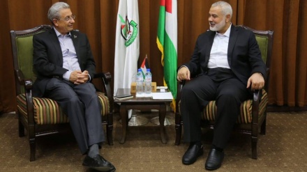 Mustafa Barghouti Bertemu Ismail Haniyah