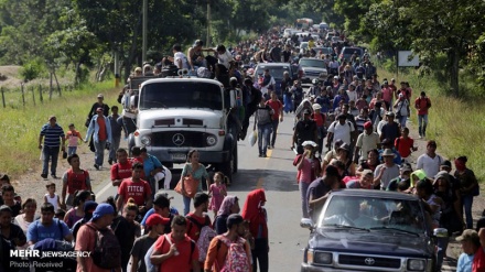 Caravana de migrantes hondureños contra Trump+fotos