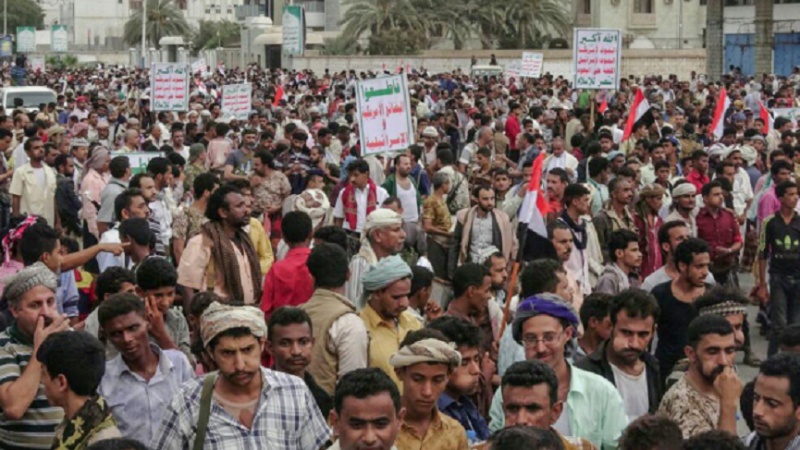 फ़िलिस्तीनियों के समर्थन में फिर सड़को पर आए लाखों यमनी