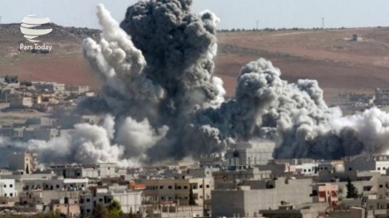 حمله هوایی جنگنده های آمریکایی به دیرالزور سوریه
