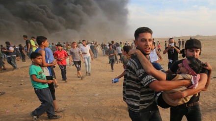 Përleshja e palestinezëve me forcat ushtarake të regjimit sionist