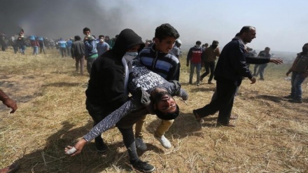 Një palestinez martirizohet nga shpërthimi i minës së ushtrisë sioniste