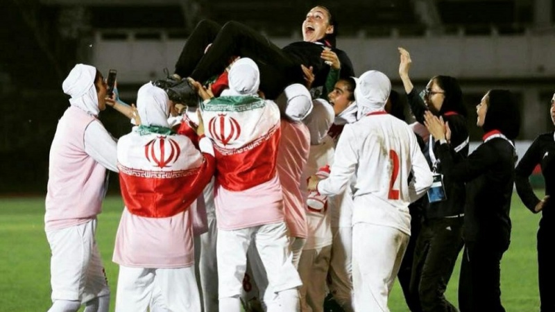 پیروزی پرگل ملی پوشان فوتبال بانوان ایران برابر لبنان